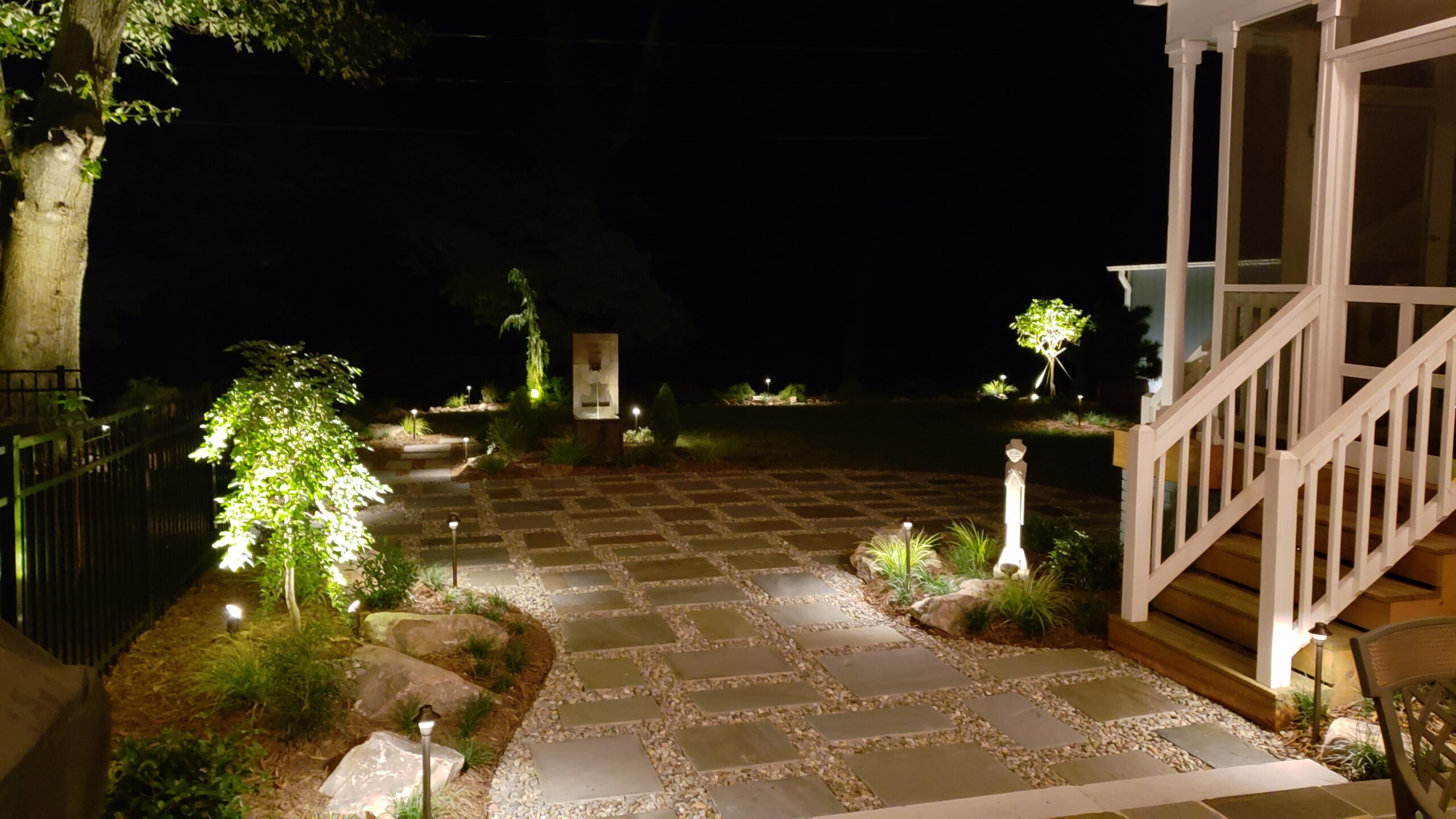 charlotte landscape lighting