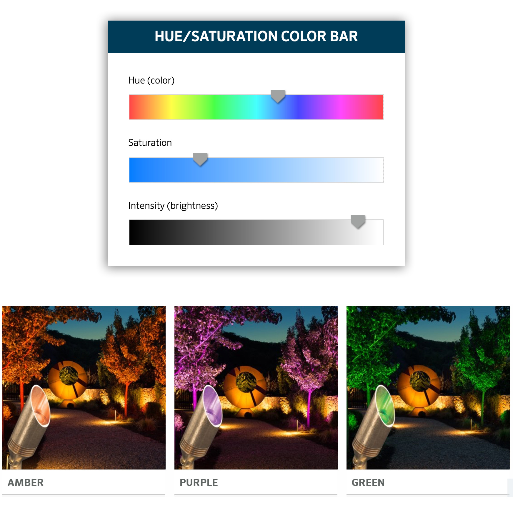 Color capabilities of Luxor